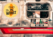 Ze Wurst Food Truck Logo