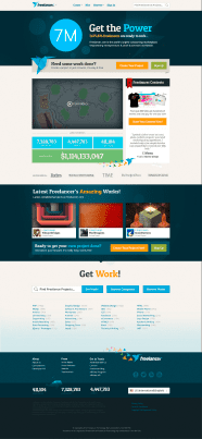 Freelancer homepage design 2