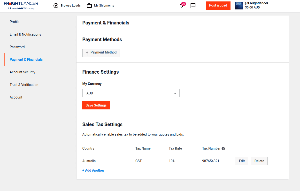 Adding sales tax