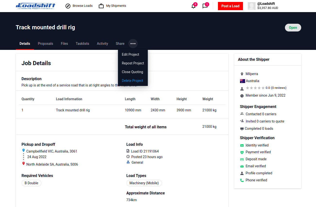 Frequently Asked Questions - Loadshift - Transport Marketplace | Loadshift