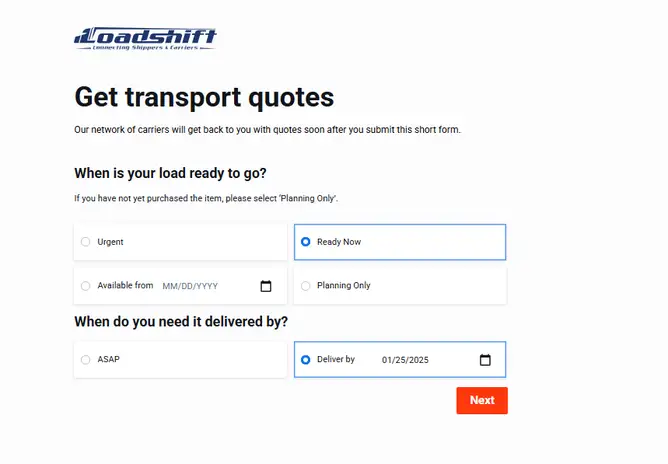 Posting a load initial steps