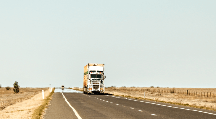 Truck driving