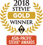 Logo gull-Stevie Asia og Stillehavet 2018