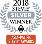 Logo sølv-Stevie Asia og Stillehavet 2018