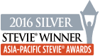 Ezüst Stevie-győztes, 2016 logója