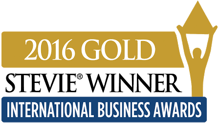 Логотип переможця премії "Gold Stevie" 2016