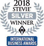 Logo sølv Stevie 2018