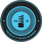 Λογότυπο Webbys People Voice 2016