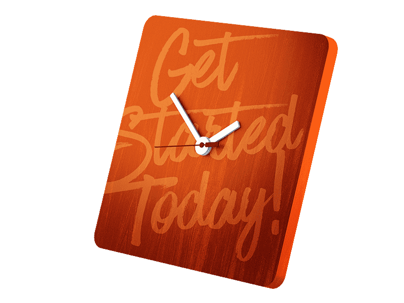 Illustration einer Uhr
