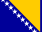 BOSNIA AND HERZEGOVINA的国旗