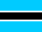 Flagge von BOTSWANA