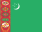 Flag for TURKMENISTAN