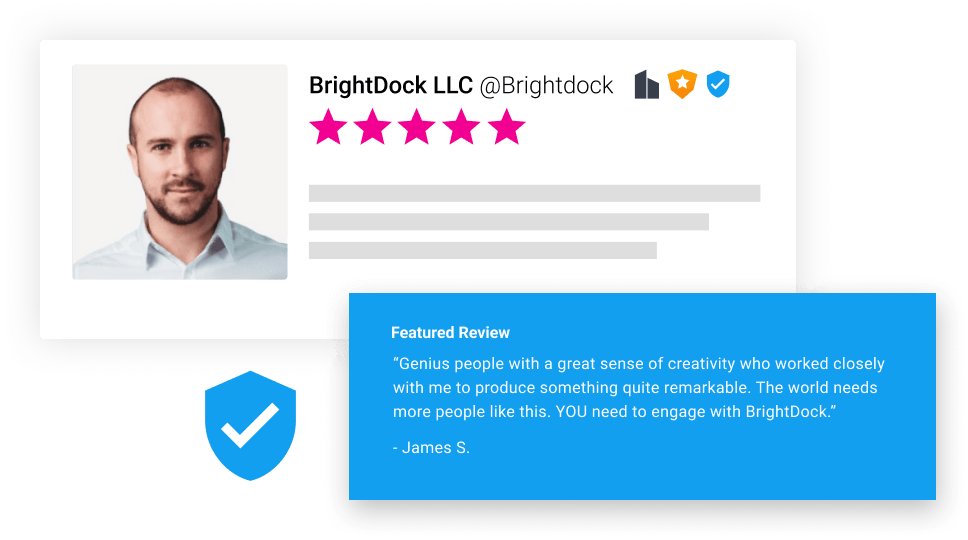 Scheda del profilo freelance con badge verificato e valutazione in primo piano